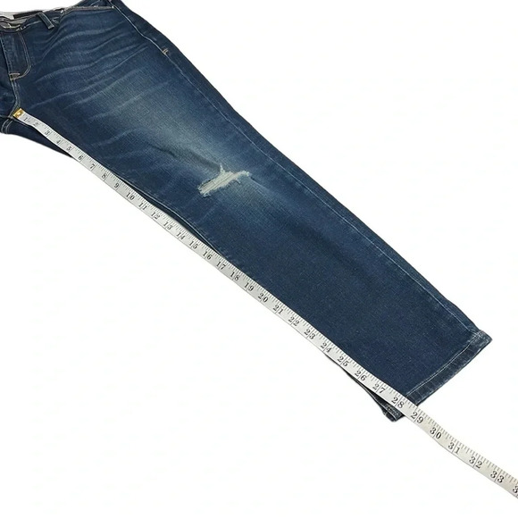 Frame Denim Women’s 30 Le Garçon In‎ Caribou Distressed Stretchy Jean - Picture 10 of 12